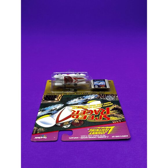 Johnny Lightning Speed Racer Mac 5 CEL 4 Film Strip Playing Mantis 351-00 1997 - Picture 8 of 8